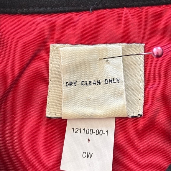 Vintage GAP Wool Blend Black Vest Women’s Size Small Medal Buttons Buckle Back - Picture 10 of 11